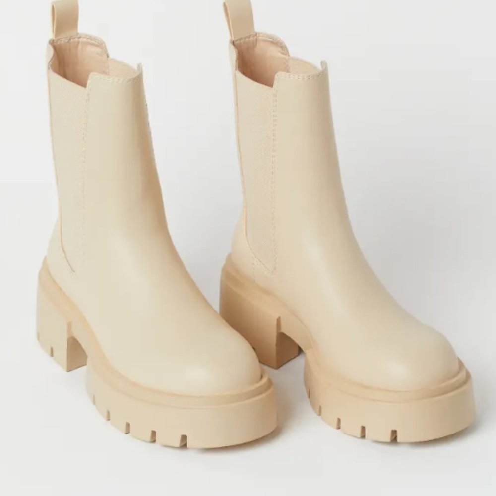H&M Platform Chelsea-style Boots